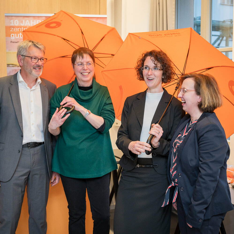 Im neuen Vorstand arbeiten Christiane Mooren Constanze Klee, Anja Maschinsky und Roland Röser (von rechts nach links).  