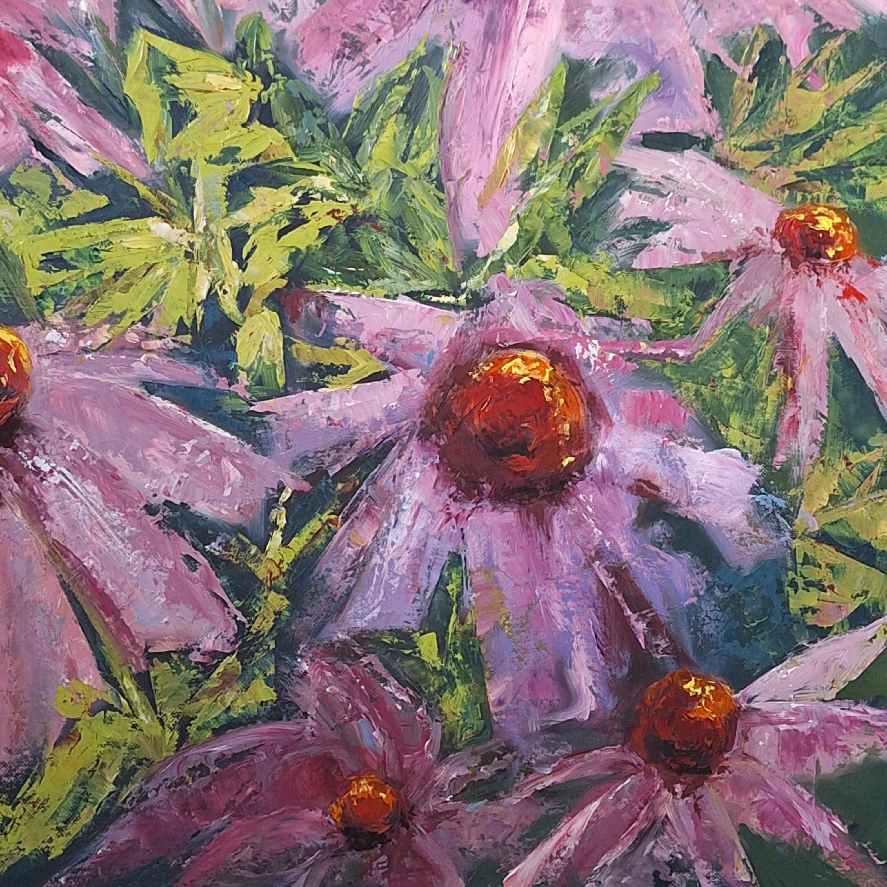 Gemälde mit Blumen von Elke Broschat Gemälde mit Blumen von Elke Broschat