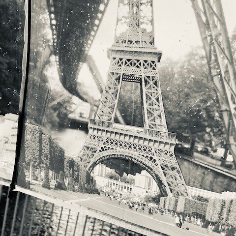 "Eifelturm und Schwebebahn" von Heike Hörte "Eifelturm und Schwebebahn" von Heike Hörter